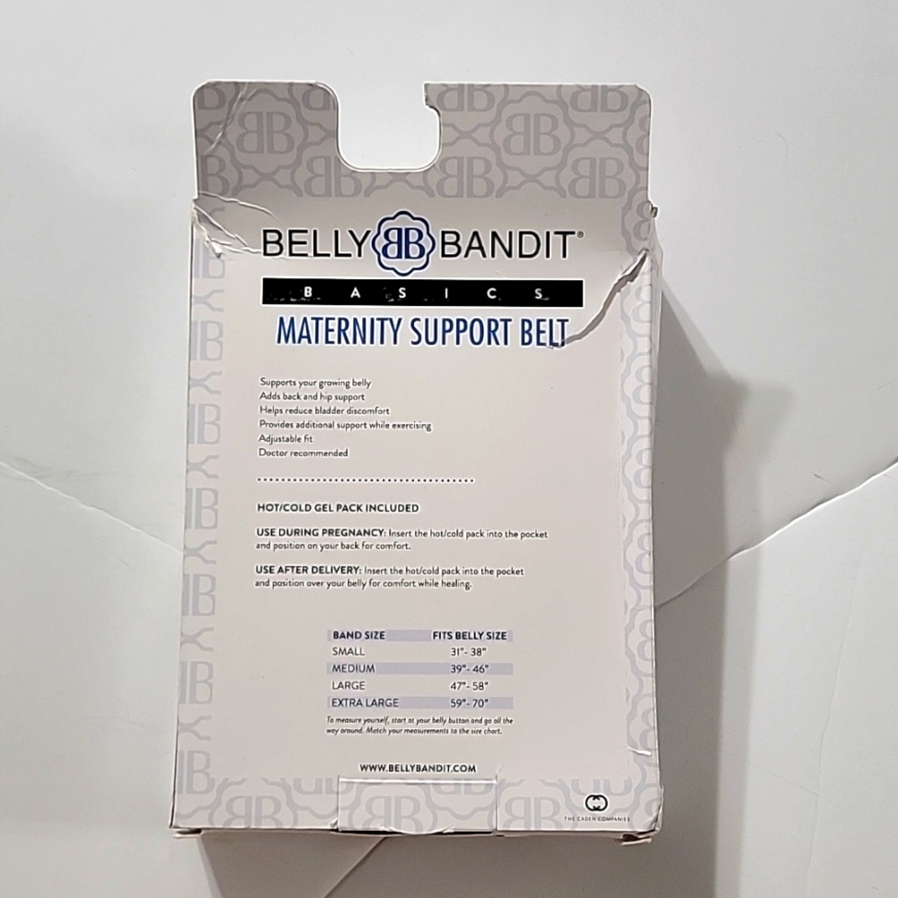 Belly & Back Maternity Support Belt - Belly Bandit Black Large - Picture 8 of 8